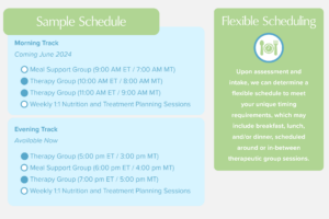 sample schedule for iop