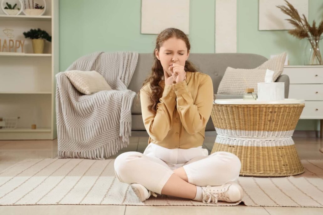 girl with eating disorder symptoms