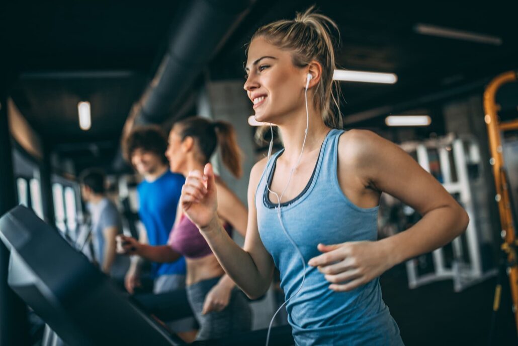 eating disorders in sports with woman working out