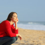 Woman on a beach